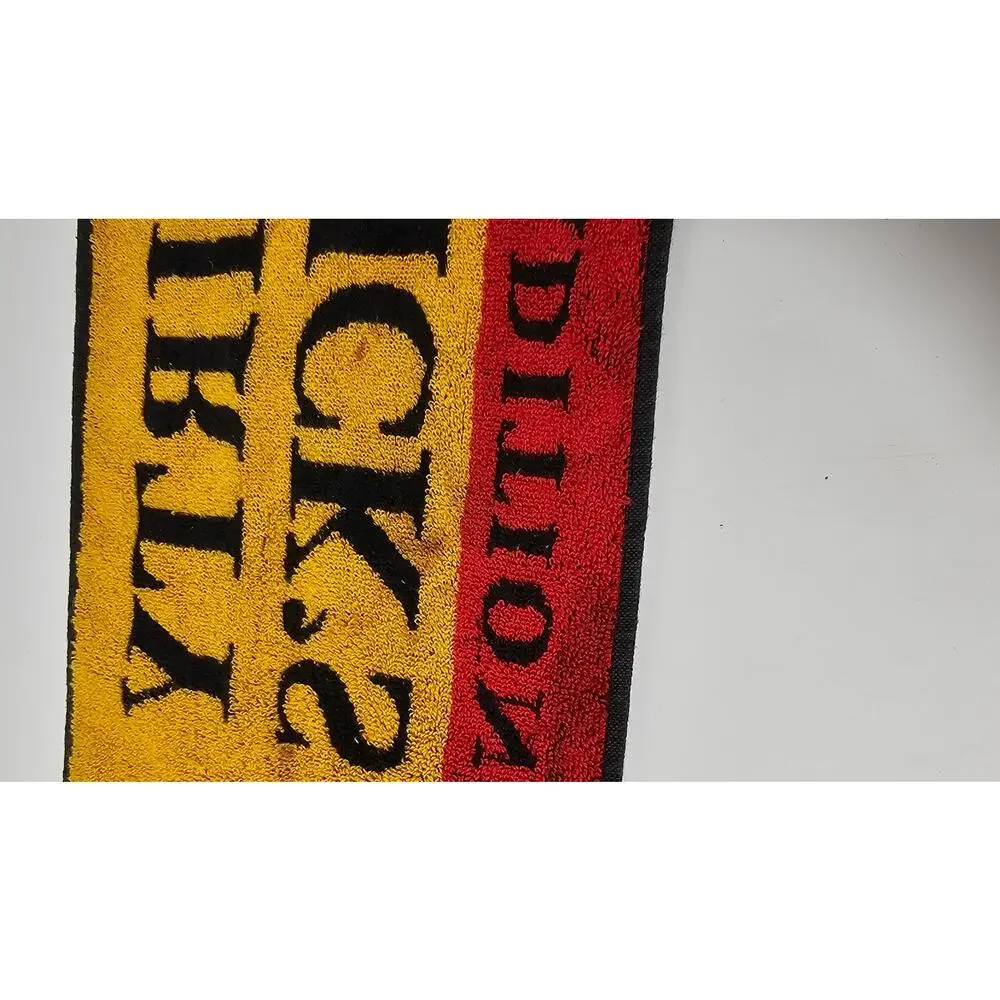 Dirty Dick's Traditional Ale Bar Towel — Young's Brewery, 1990s